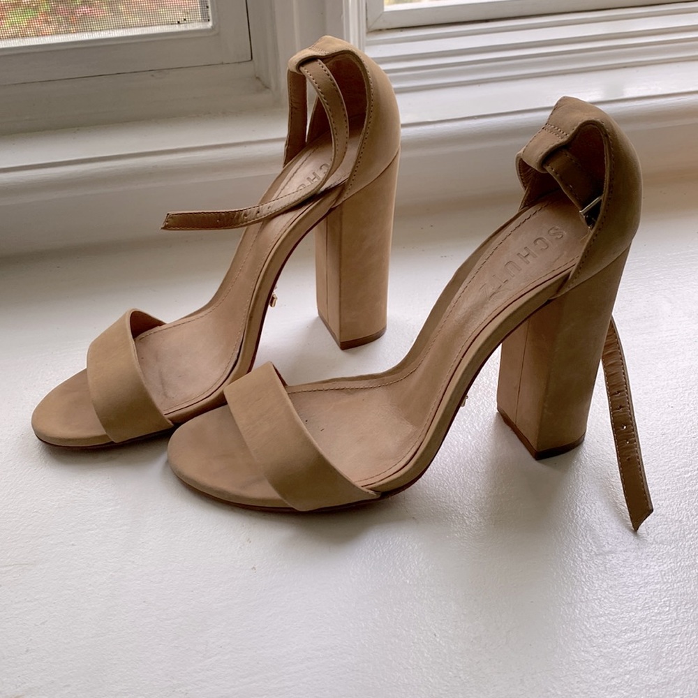 Schultz Cadey Lee Block Nappa Leather Sandal